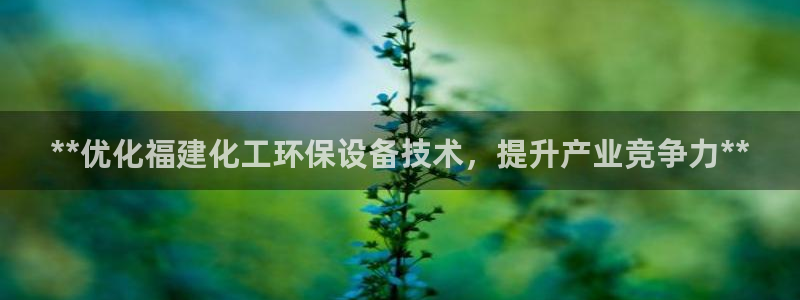 mr001亿万先生：**优化福建化工环保设备技术，提升产业竞争力**