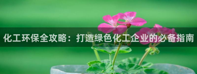 亿万手游官网首页：化工环保全攻略：打造绿色化工企业的必备指南
