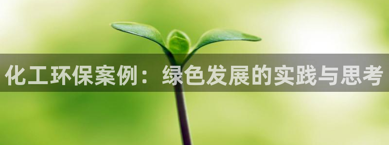 亿万先生合并网址：化工环保案例：绿色发展的实践与思考