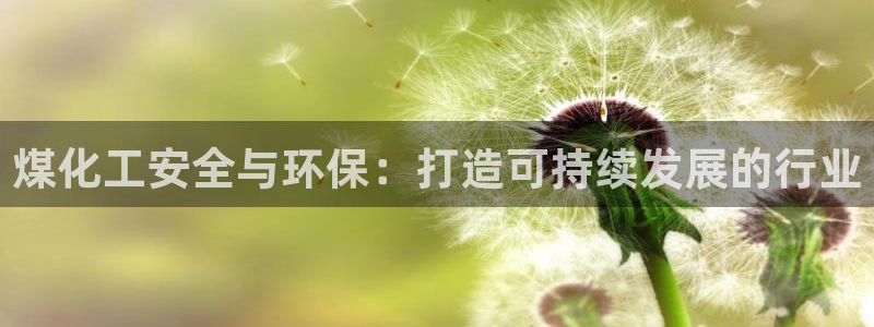 亿万先生mr07官网：煤化工安全与环保：打造可持续发展的行业