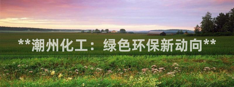 亿万先生app：**潮州化工：绿色环保新动向**