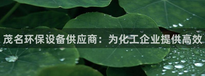亿万剧情简介：茂名环保设备供应商：为化工企业提供高效