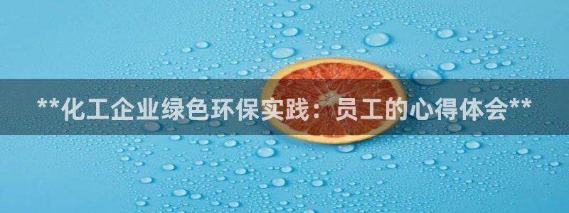 亿万手游官网：**化工企业绿色环保实践：员工的心得体会**