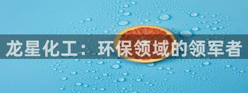 亿万讲什么：龙星化工：环保领域的领军者