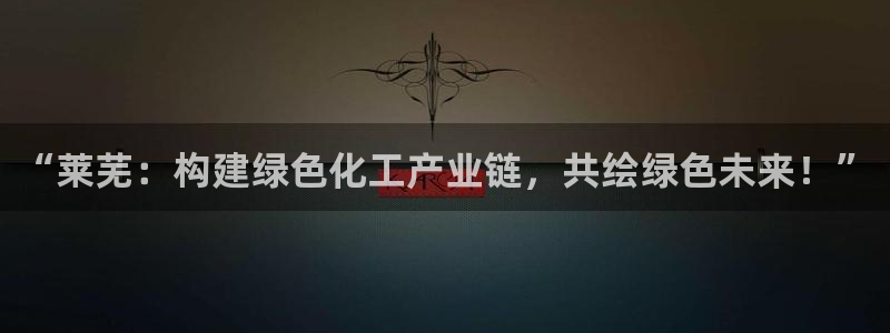 亿万先生007官网：“莱芜：构建绿色化工产业链，共绘绿色未来！”