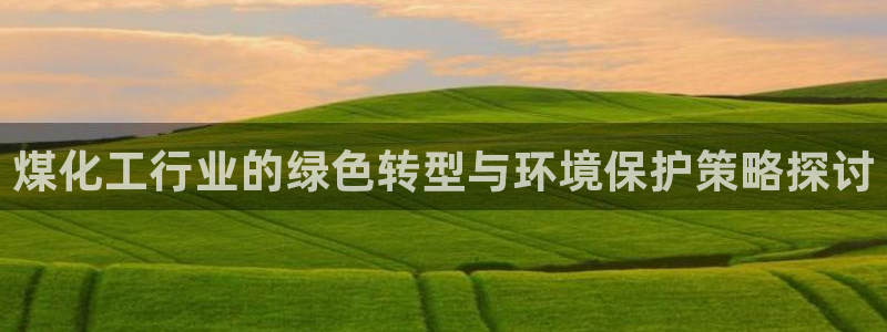 亿万先生客服联系：煤化工行业的绿色转型与环境保护策略探讨